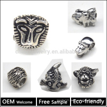 Ever Fade & AAA+ Quality European Style Stainless Steel Beads Animal Beads European Bracelet Beads & Charms BXGZ001